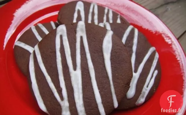 Biscuits au Chocolat Et à la Mélasse Au Gingembre