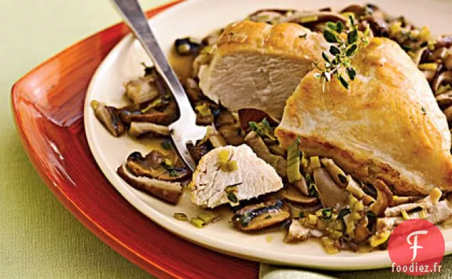 Fricassée de Poulet et Champignons Sauvages