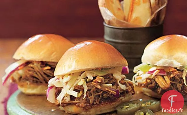 Sandwichs au Porc effiloché