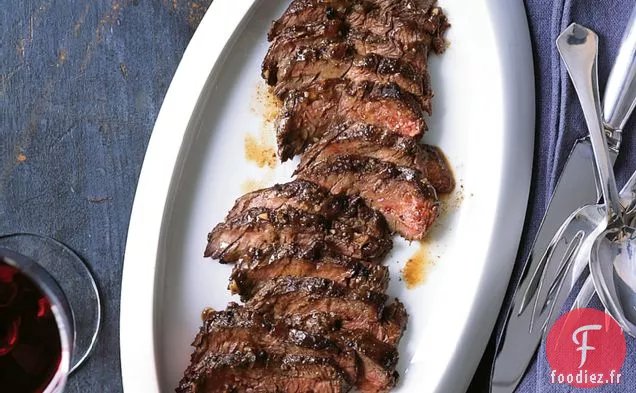Steak de Suspension avec Salade de Boulgour tiède