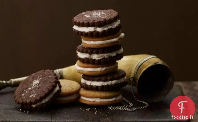 Biscuits Sandwich au Sel Et au Poivre