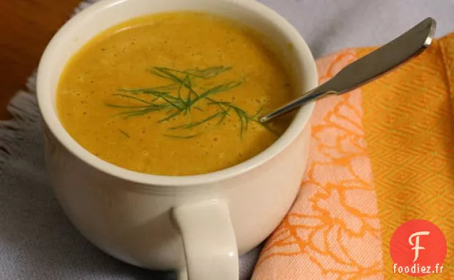 Mangez pour huit Dollars: Soupe de Carottes et de Fenouil Rôties