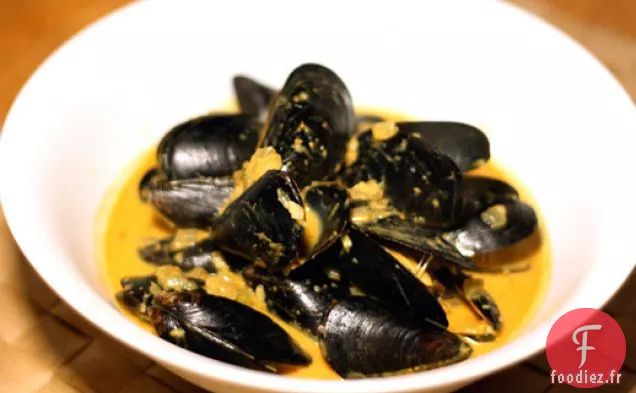 Dîner ce soir: Moules à la sauce Goanaise (Thisri)