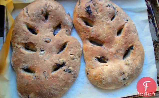 Livre de cuisine : Fougasse à l'Olive Provençale