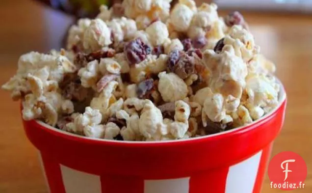 Mardi Sans Gluten : Maïs Soufflé au Chocolat Blanc Cran-Pomme