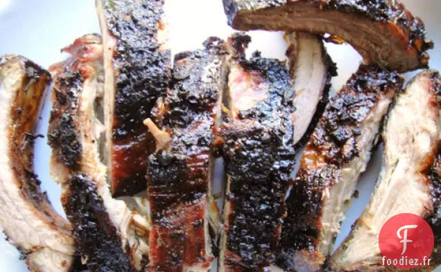 Dos de Bébé Grillé avec Glaçage au Soja sucré