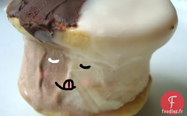 Cakespy: Biscuits Sandwich à la Crème Glacée Noir et Blanc