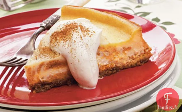 Gâteau au Fromage à la Citrouille Marbré