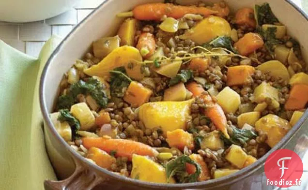 Ragoût de Lentilles aux Légumes d'hiver