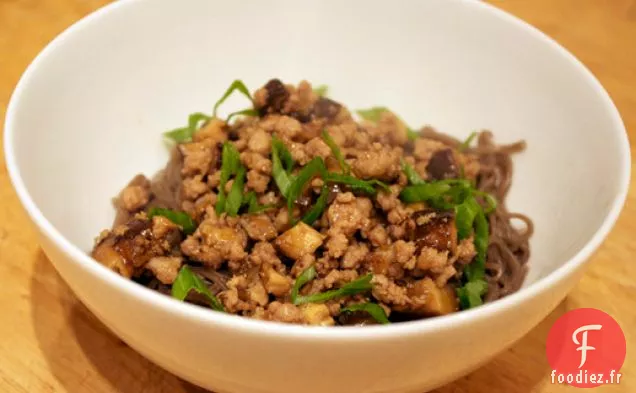 Dîner ce soir: Porc Haché aux Nouilles Soba