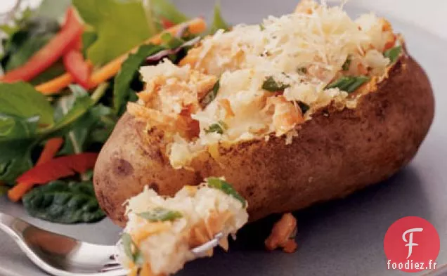 Pommes de Terre au Saumon Cuites Deux Fois