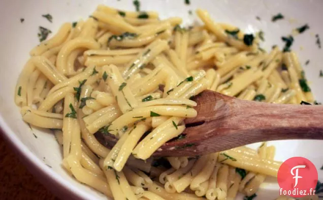 Dîner ce soir: Pâtes aux Herbes Printanières
