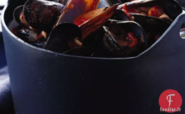 Moules au Bouillon de Tomates