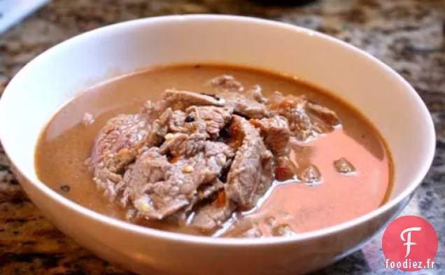 Dîner Ce soir: Boeuf Bouilli au Sichuan en Sauce Ardente