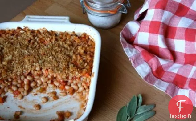Mangez pour huit dollars: Gratin de haricots
