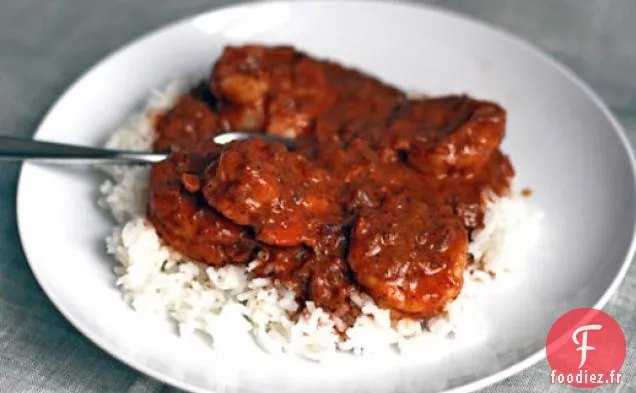 Dîner ce soir: Crevettes Tikka Masala