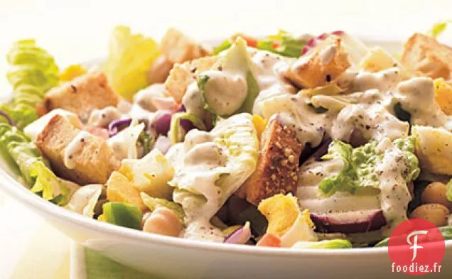 Hacher la Salade Cobb