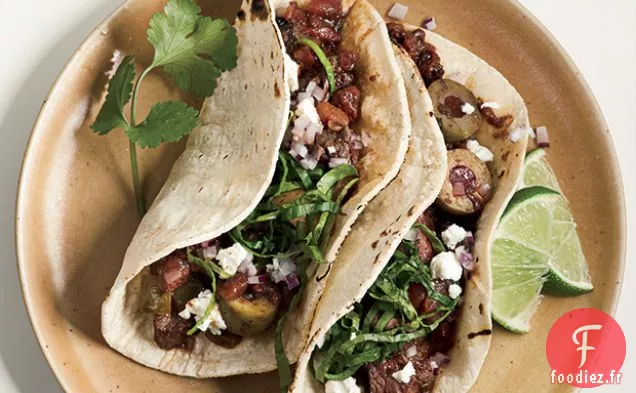 Tacos Doux au Steak Picadillo