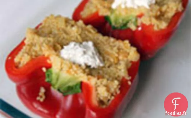 Dîner Ce soir : Poivrons Farcis au Couscous
