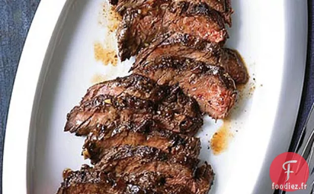 Steak de Suspension avec Salade de Boulgour tiède