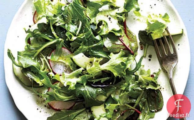Salade Verte à la Vinaigrette Simple
