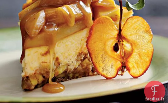 Gâteau au fromage aux Pommes et Brownie au Caramel