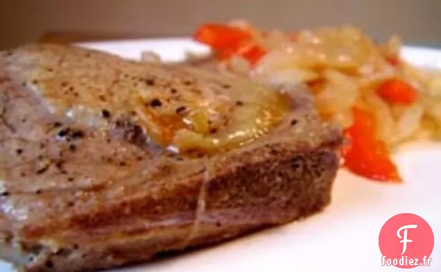 Dîner Ce soir : Côtelettes de Porc Braisées au Cidre Dur