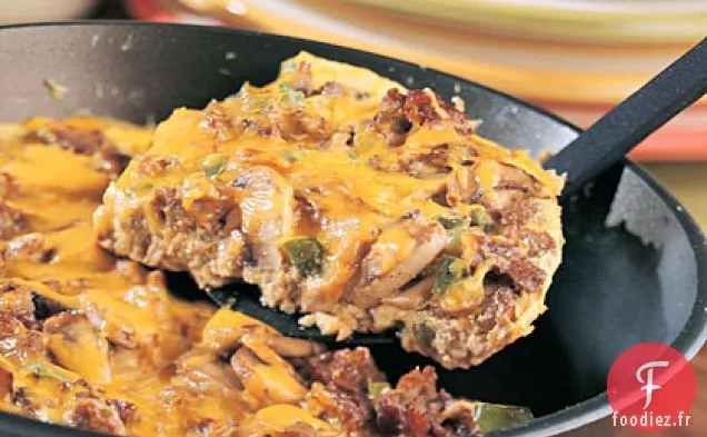 Saucisse Végétarienne - Frittata au Cheddar