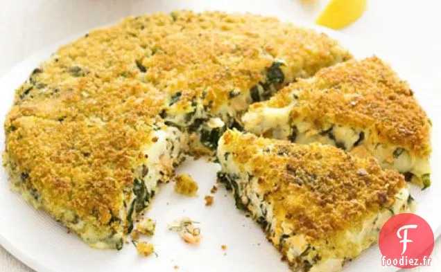 Quartiers de truite fumée et pommes de terre