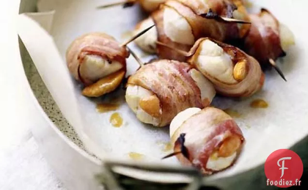 Salade tiède de pétoncles et bacon