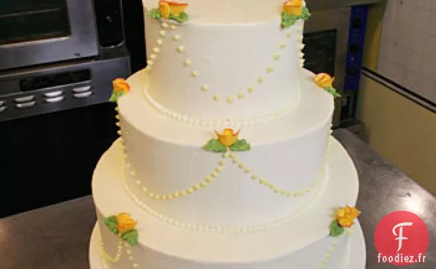 Gâteau de Mariage Citron-Framboise