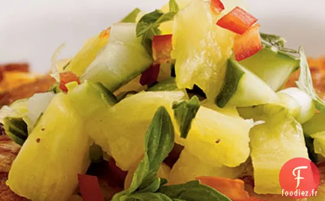 Salsa Ananas-Concombre