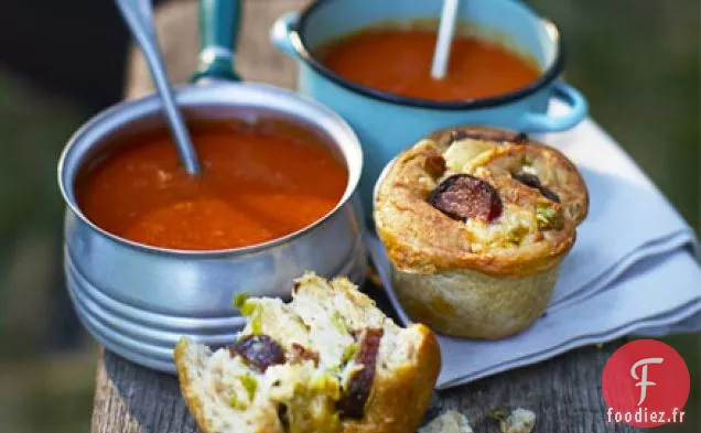 Soupe crémeuse aux tomates