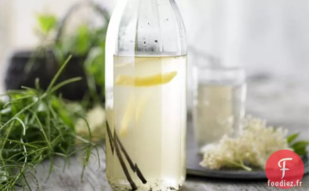 Cordial fleur de sureau, citron et vanille