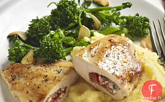 Poitrines de Poulet Farcies au Porc et Gorgonzola