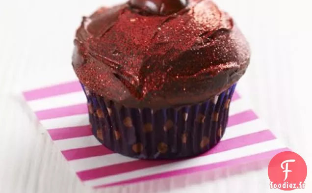 Choc de velours rouge - cupcakes aux cerises