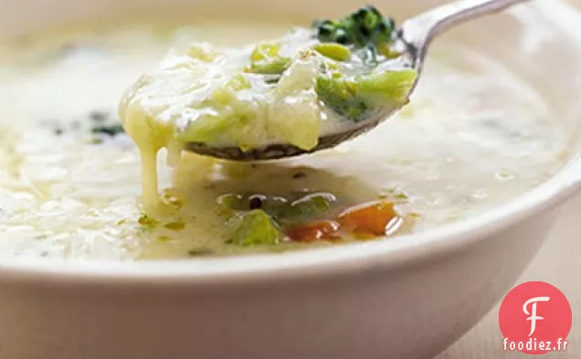 Soupe au gruyère et aux légumes