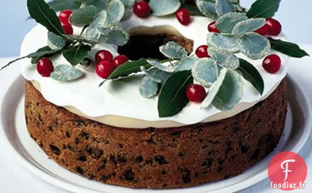 Gâteau de couronne de baies élégant