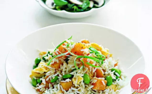 Riz à la Noix de Coco avec Courge d'hiver