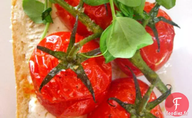 Tartine de Tomates Rôties