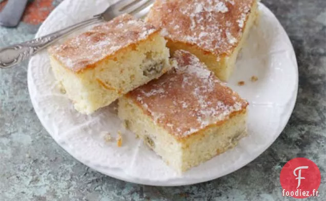 Gâteau aux groseilles et à l'orange