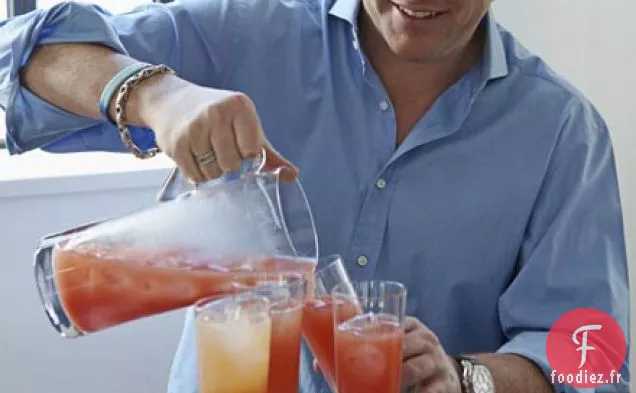 Spritz à l'orange et aux canneberges