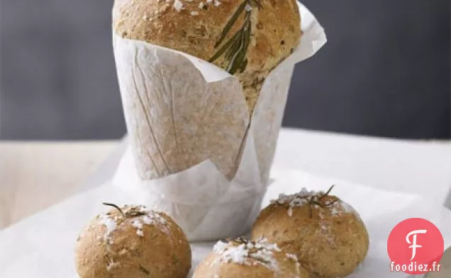 Pot de fleurs basilic, romarin et ciboulette