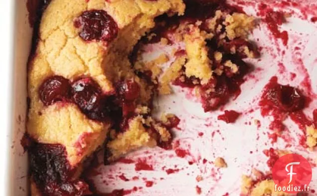 Gâteau au Pudding Aux Canneberges et à l'Érable