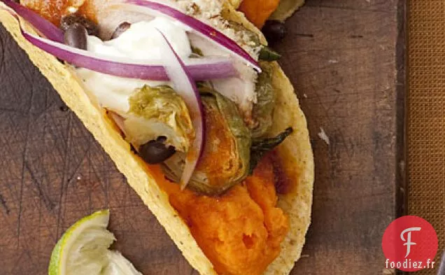 Tacos au Porc et aux Haricots Noirs