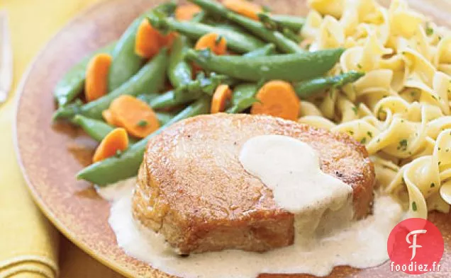 Côtelettes de Porc Sauce Moutarde