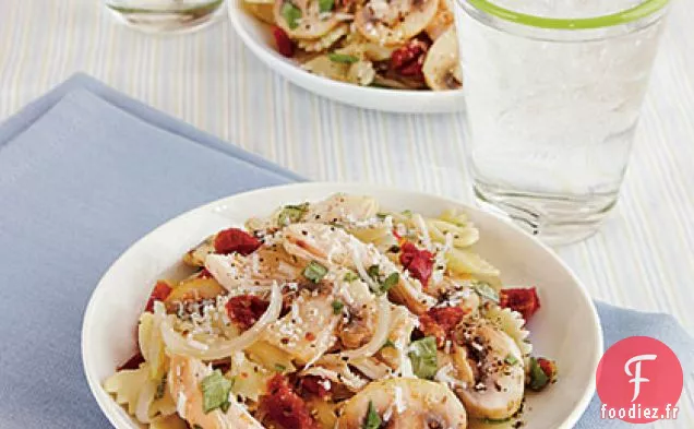 Farfalle au Poulet et Tomates Séchées