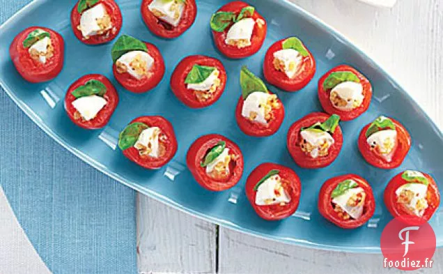Tomates Cerises Farcies à la Mozzarella