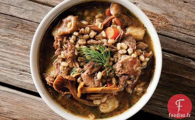 Ragoût d'Oie à l'Orge et au Céleri-Rave