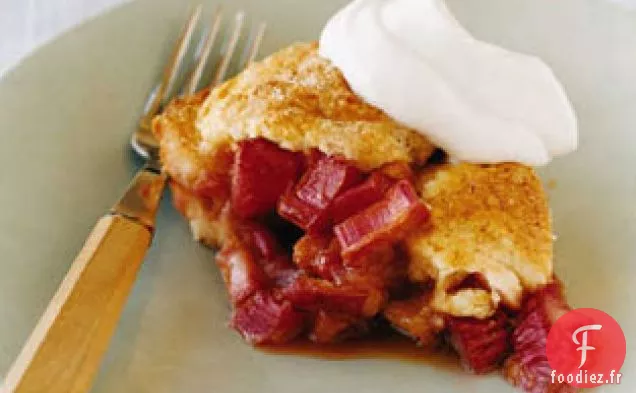 Gâteau de Pays à la Rhubarbe